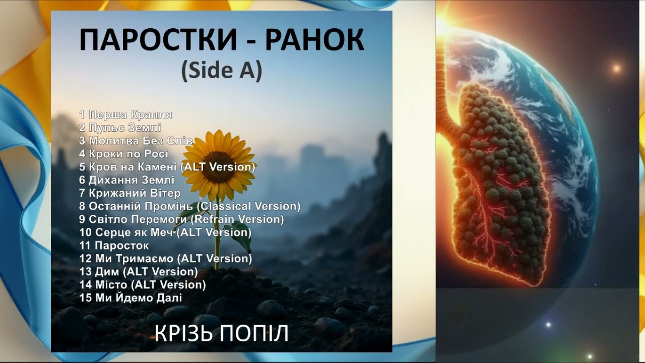 WebSIS — Крізь Попіл: Паростки-Ранок (Side-A)[Анонс Альбому|Album Teaser] | Visualizer