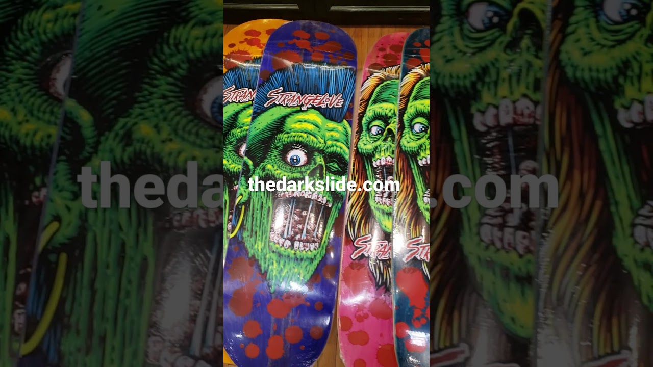 Strangelove Skateboards restock! Rocky Horror Themed Art by Sean Cliver