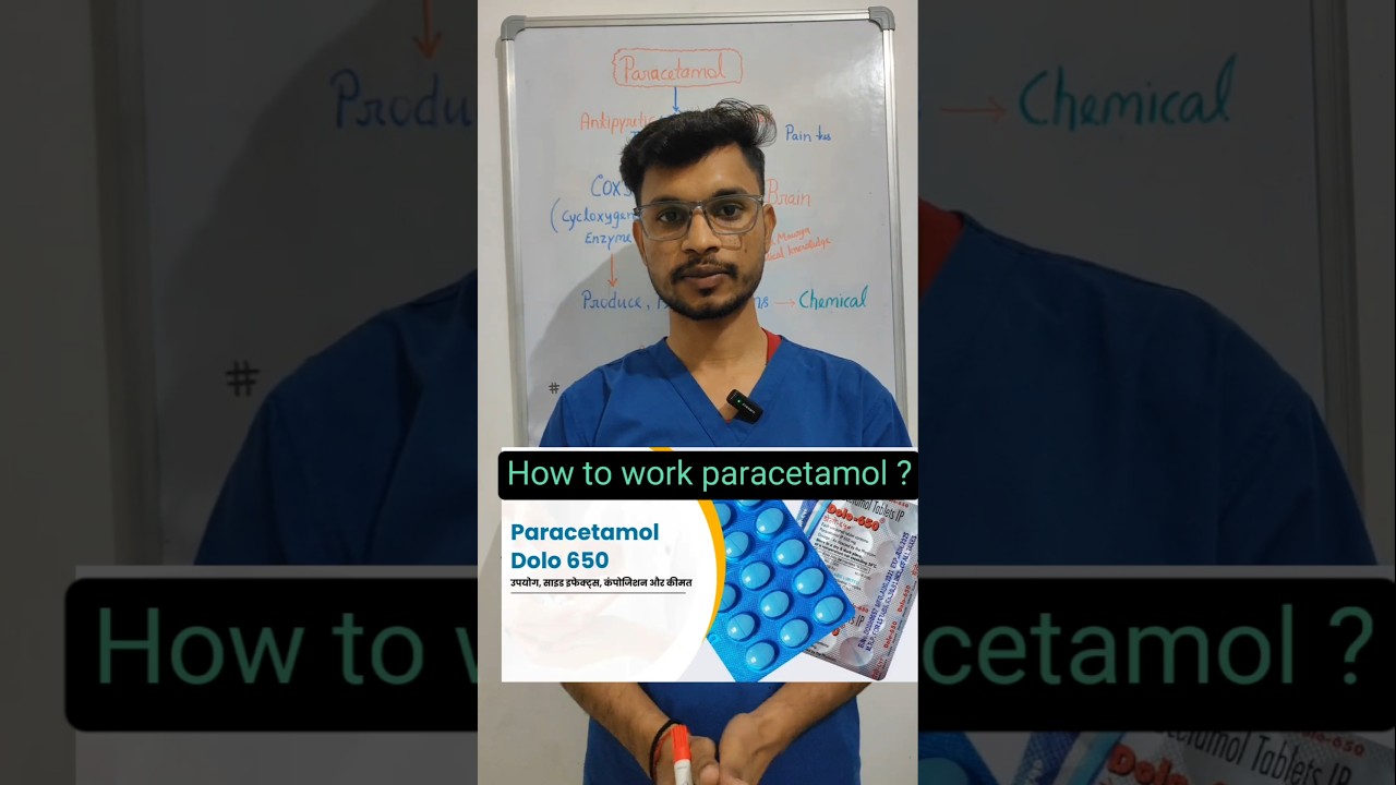 How to work paracetamol ?