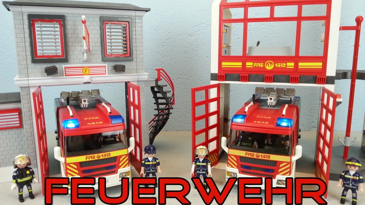 Playmobil Feuerwehrstation Vergleich seratus1 unboxing