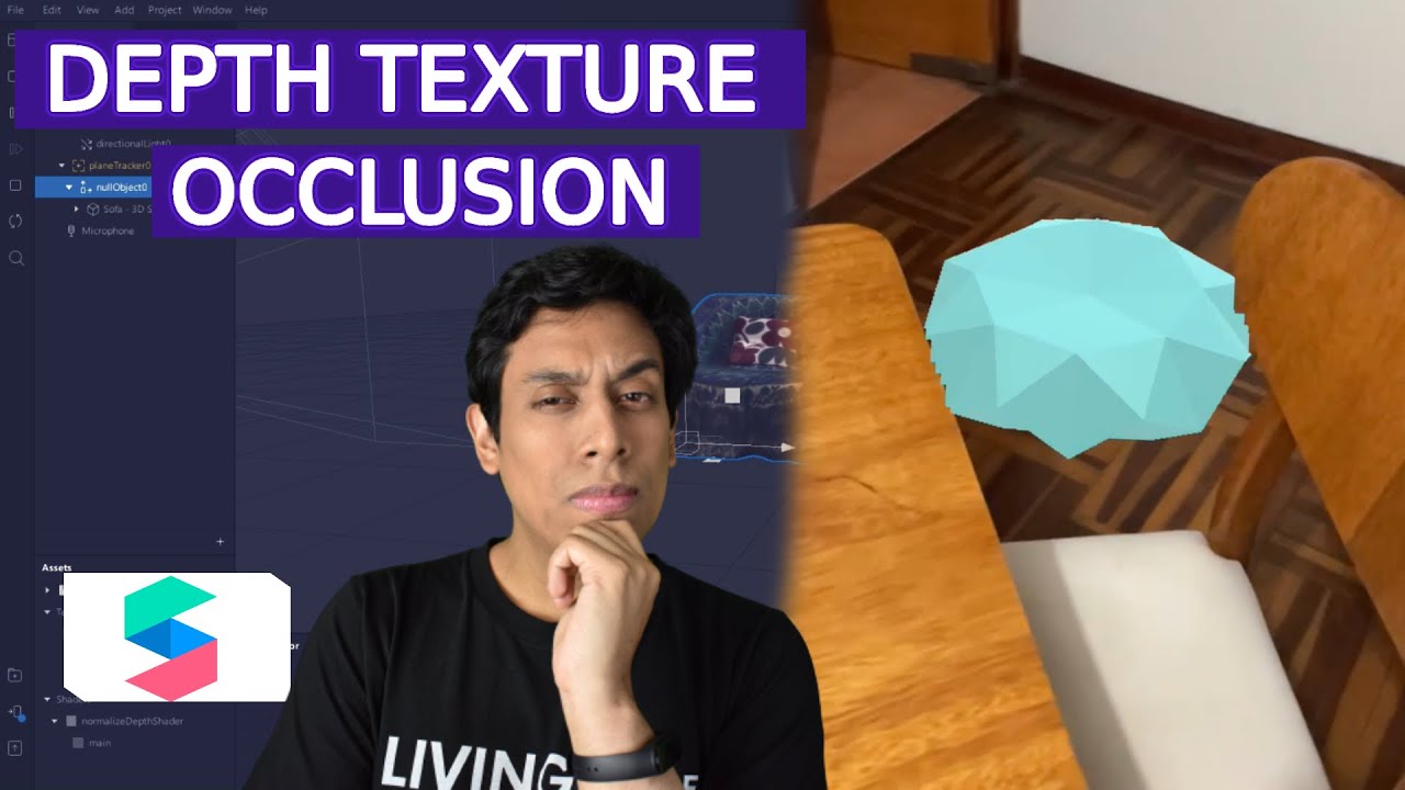 ¿La verdadera oclusión llega con Depth Texture? Tutorial Spark AR - Realidad Aumentada LiDAR