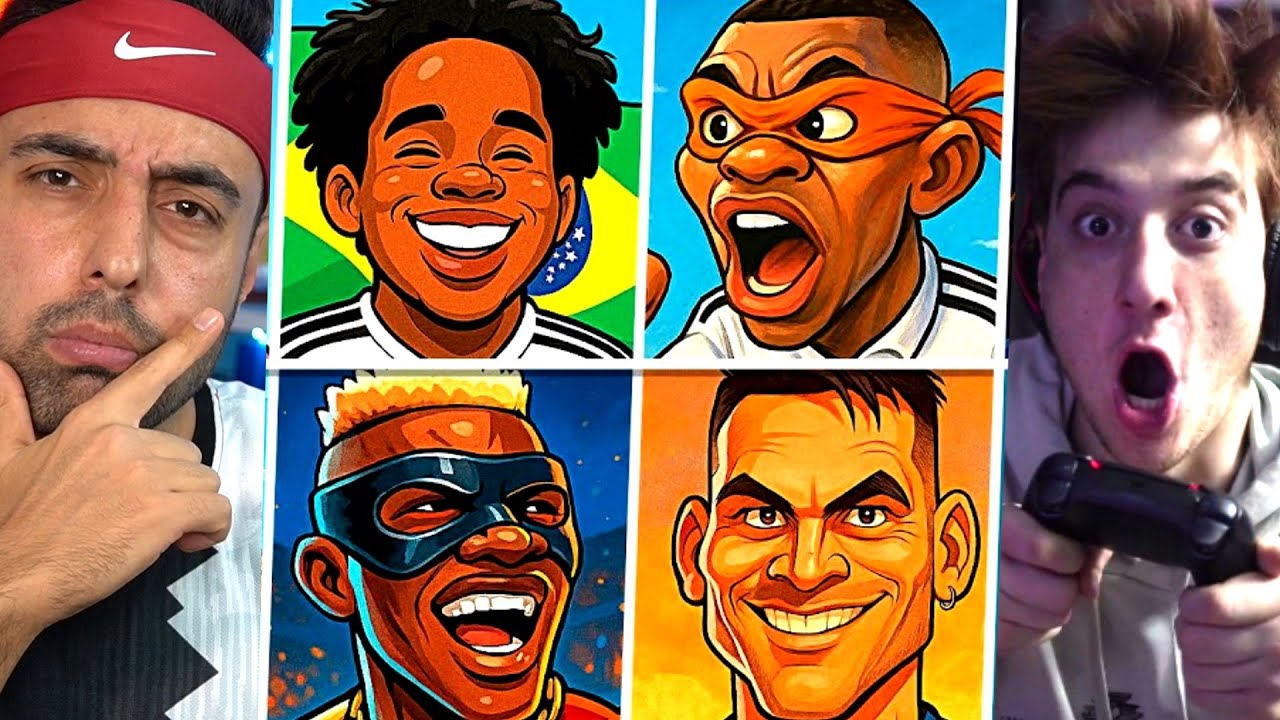 FUTBOLCULARI ÇİZGİ FİLM KARAKTERLERİNDEN TANI ! EMJAN VS ÜMİDİ BULMACA !