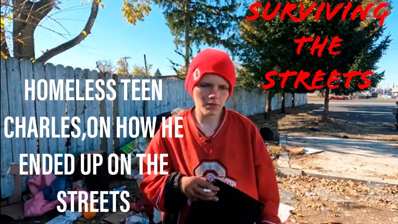 THE STORY OF THE HOMELESS TEEN CHARLES,TALKING ABOUT HIS CHILDHOOD  🙏🙏❤️🙏