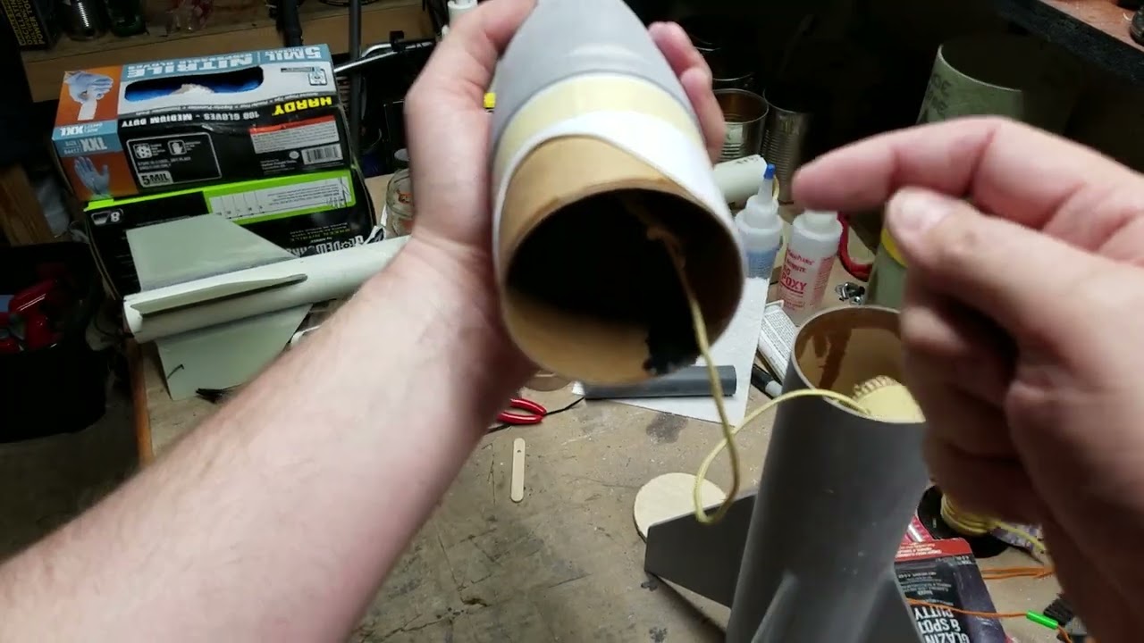 Estes Big Daddy nose cone modification for long motors