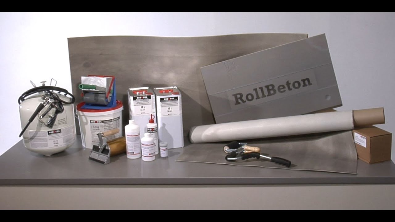 Mise en œuvre du revêtement RollBeton