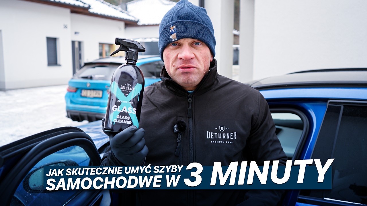 Jak skutecznie umyć szyby samochodowe w 3 minuty!