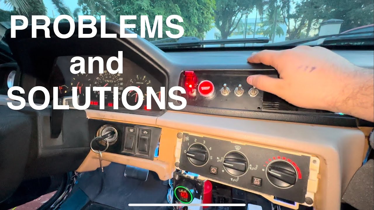 Diagnosing Bad ignition switch AND how to wire an ignition switch toggle panel for Volvo 740