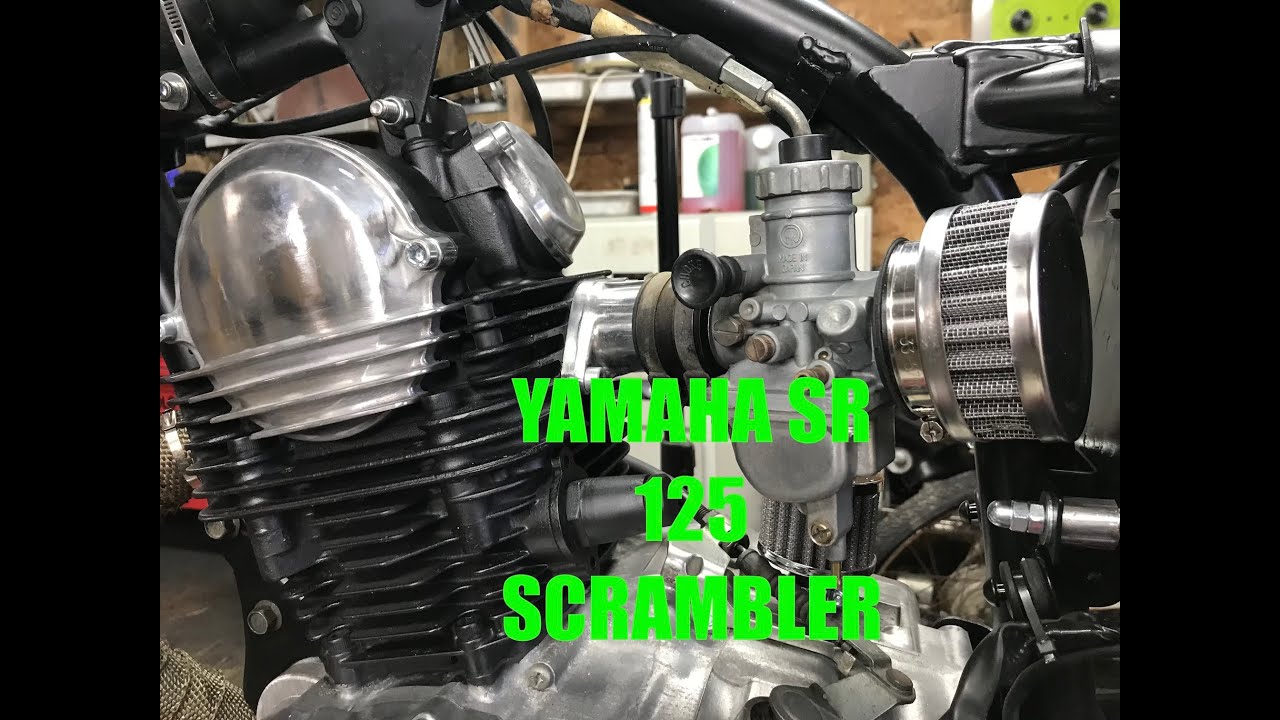 yamaha sr 125 scrambler full restoration