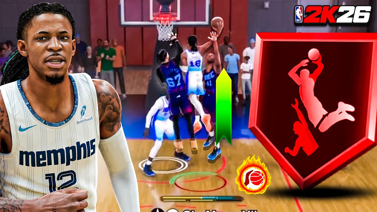 JA MORANT BUILD is TERRORIZING RANDOM REC on NBA 2K26 - LEGEND POSTERIZER