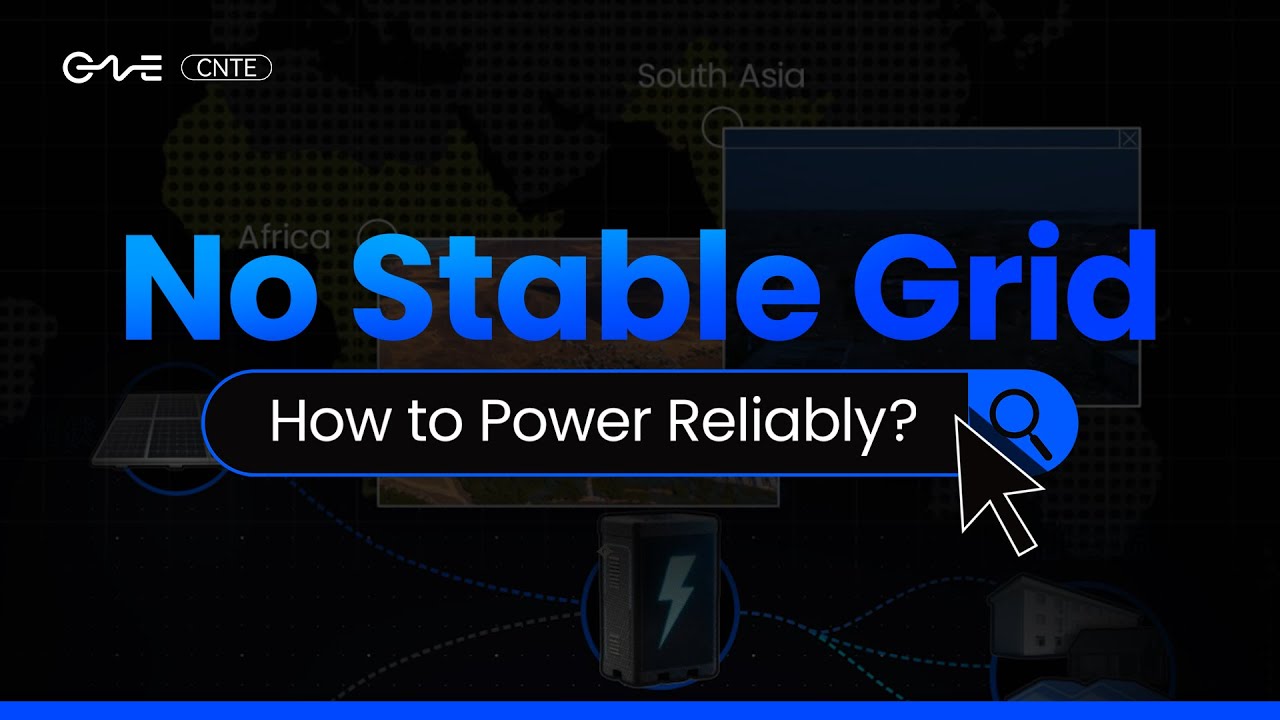 No stable grid. How to power reliably?