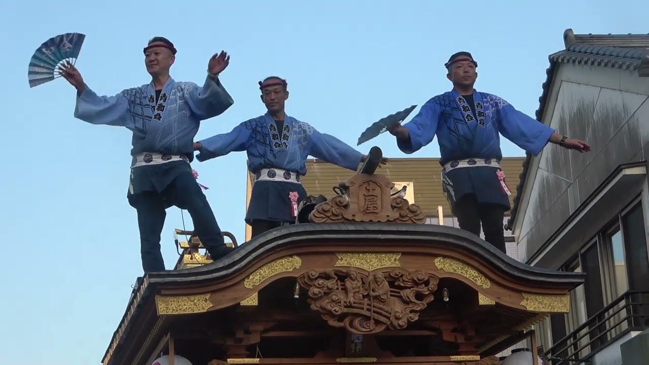 成田祇園祭初日/土屋・幸町・花崎町の山車