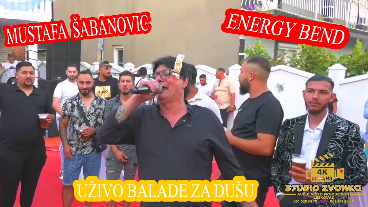MUSTAFA  ŠABANOVIĆ ENERGI BEND UŽIVO BALADE ZA DUŠU STUDIO ZVONKO LESKOVAC