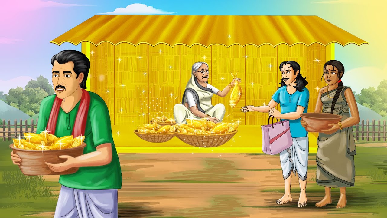 बुढ़िया की जादुई मछली की दुकान |  Budhiya ki jadui machhli ki dukan | Inspirational Hindi Story