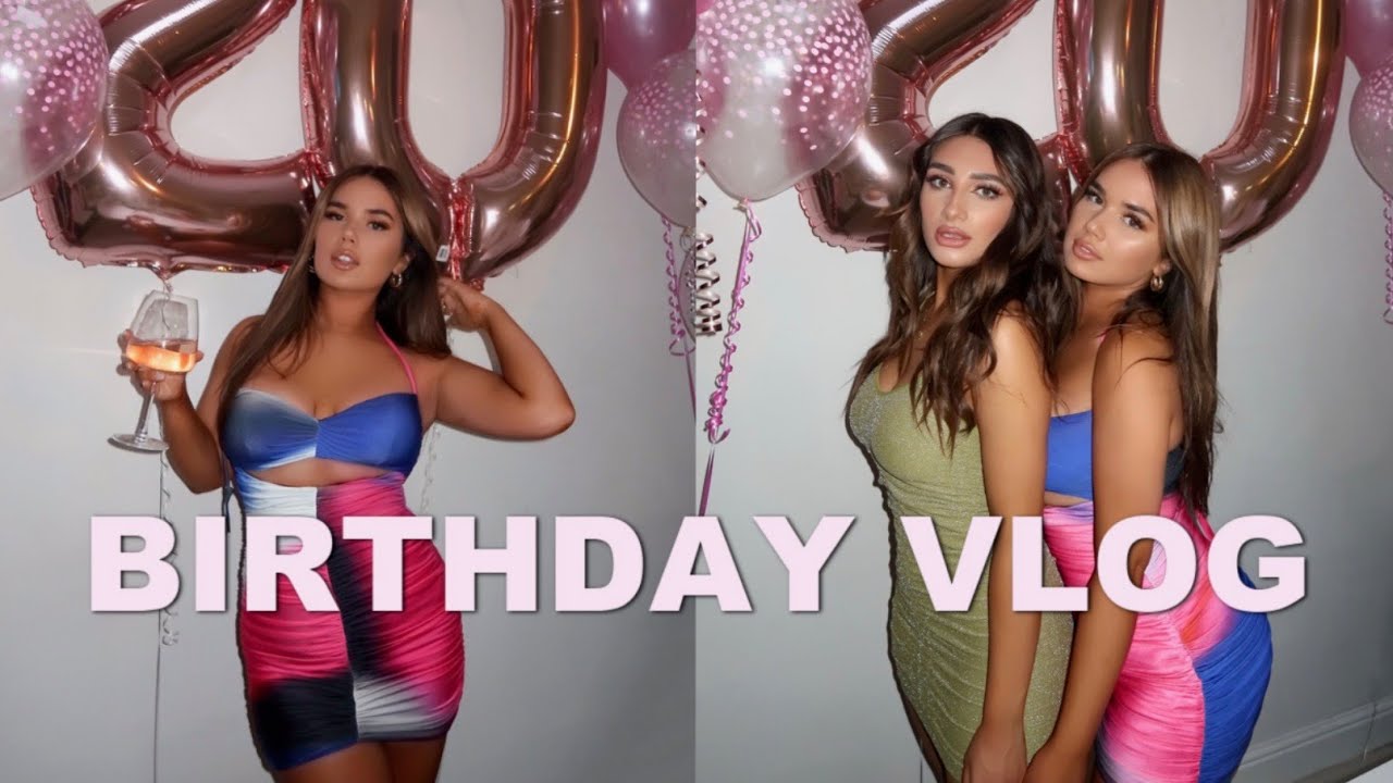 20TH BIRTHDAY TRANSFORMATION & VLOG || HAIR, MAKE UP, NAILS
