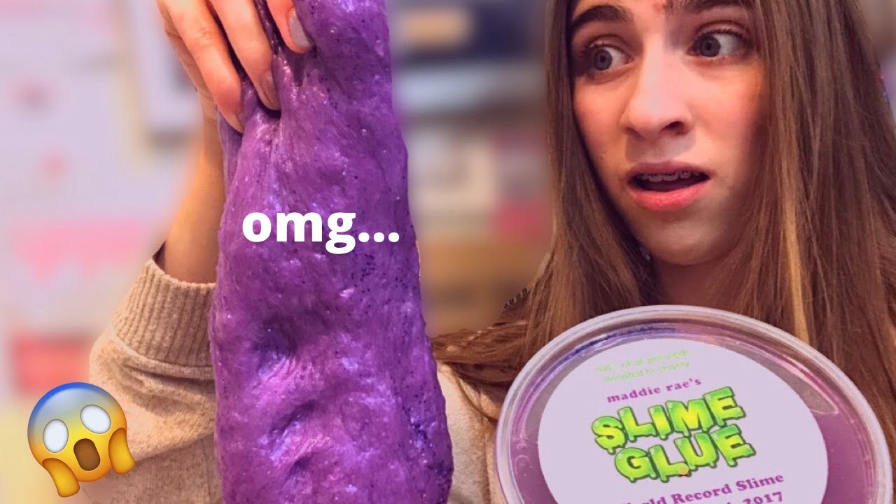 I OPENED THE WORLD RECORD SLIME!!  2 YEARS OLD 😱