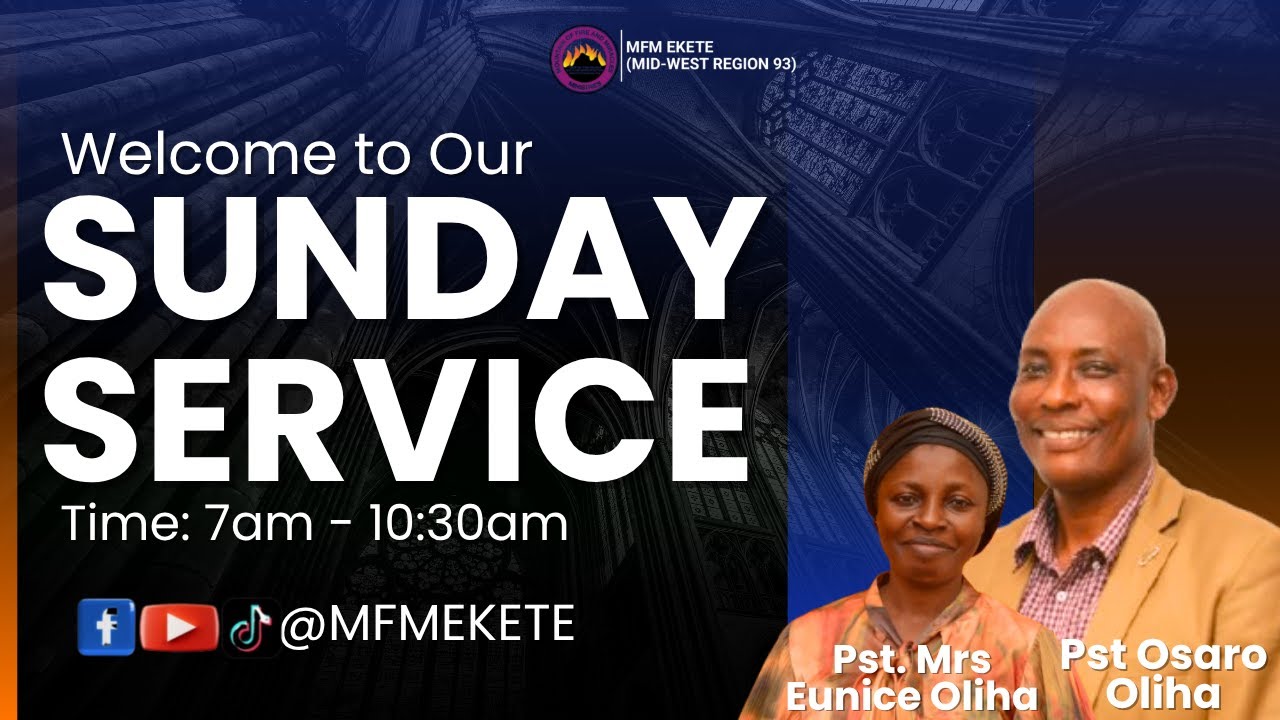 MFM SUNDAY SERVICE 18-01-2026  - PST OSARO OLIHA