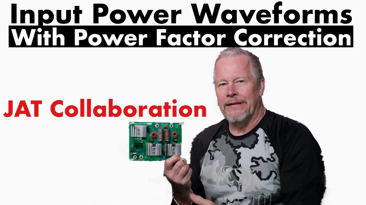 Input Power Waveforms with Active Power Factor Correction #micsig #voltcraft