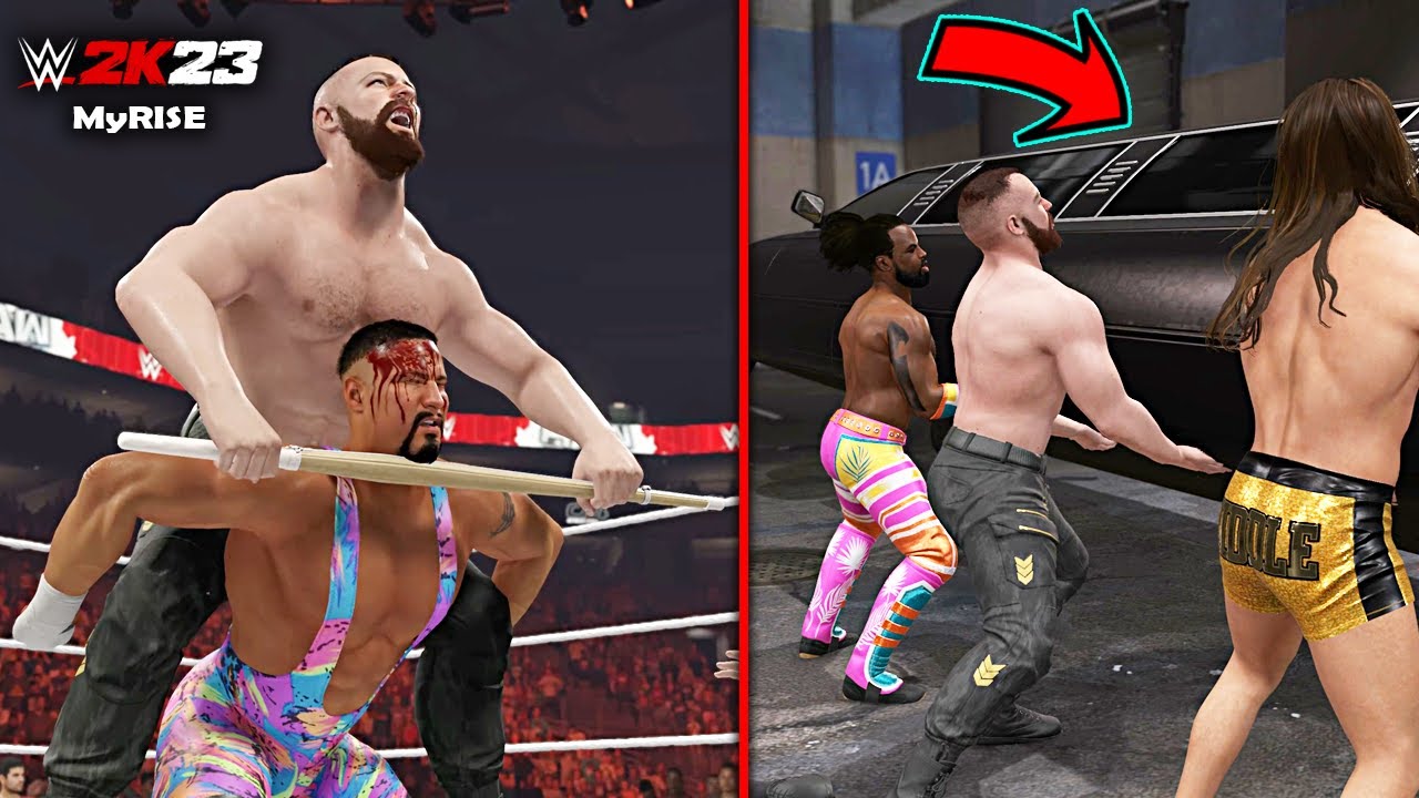 WWE 2K23 Epic MyRise Mode CUTSCENES!