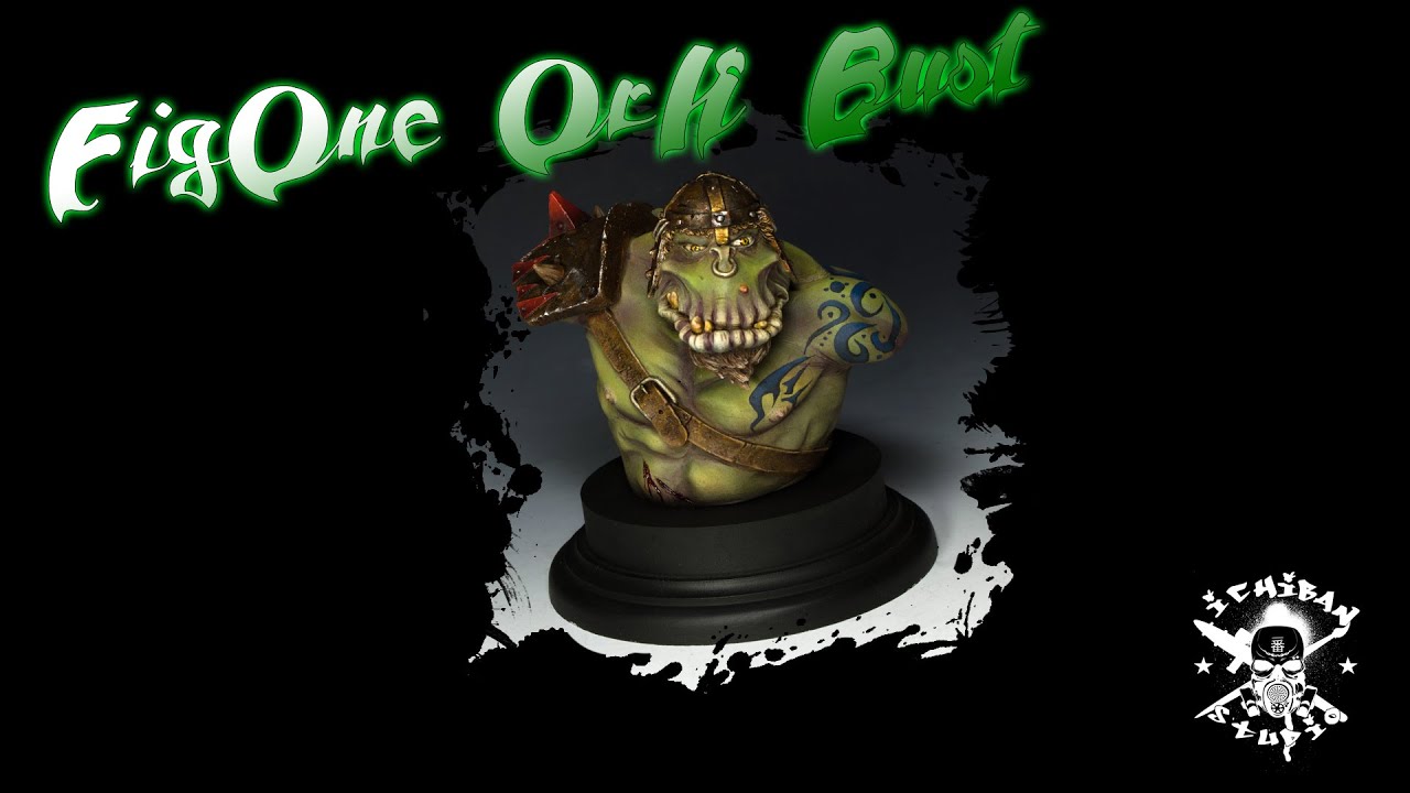 FigOne Ork bust Showcase