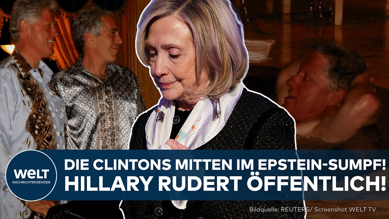 EPSTEIN-AKTEN: Die Clintons mitten im Sumpf! Trump keift – Hillary rudert öffentlich!