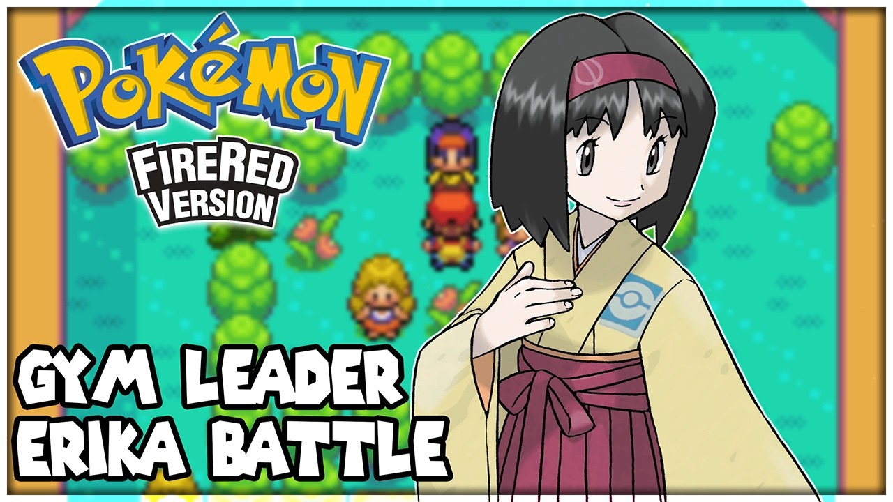 Pokémon FireRed - 4th Gym Leader Erika Battle (SWITCH 2 1440p)