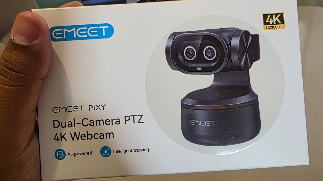 Unboxing EMEET PIXY 4K com AI