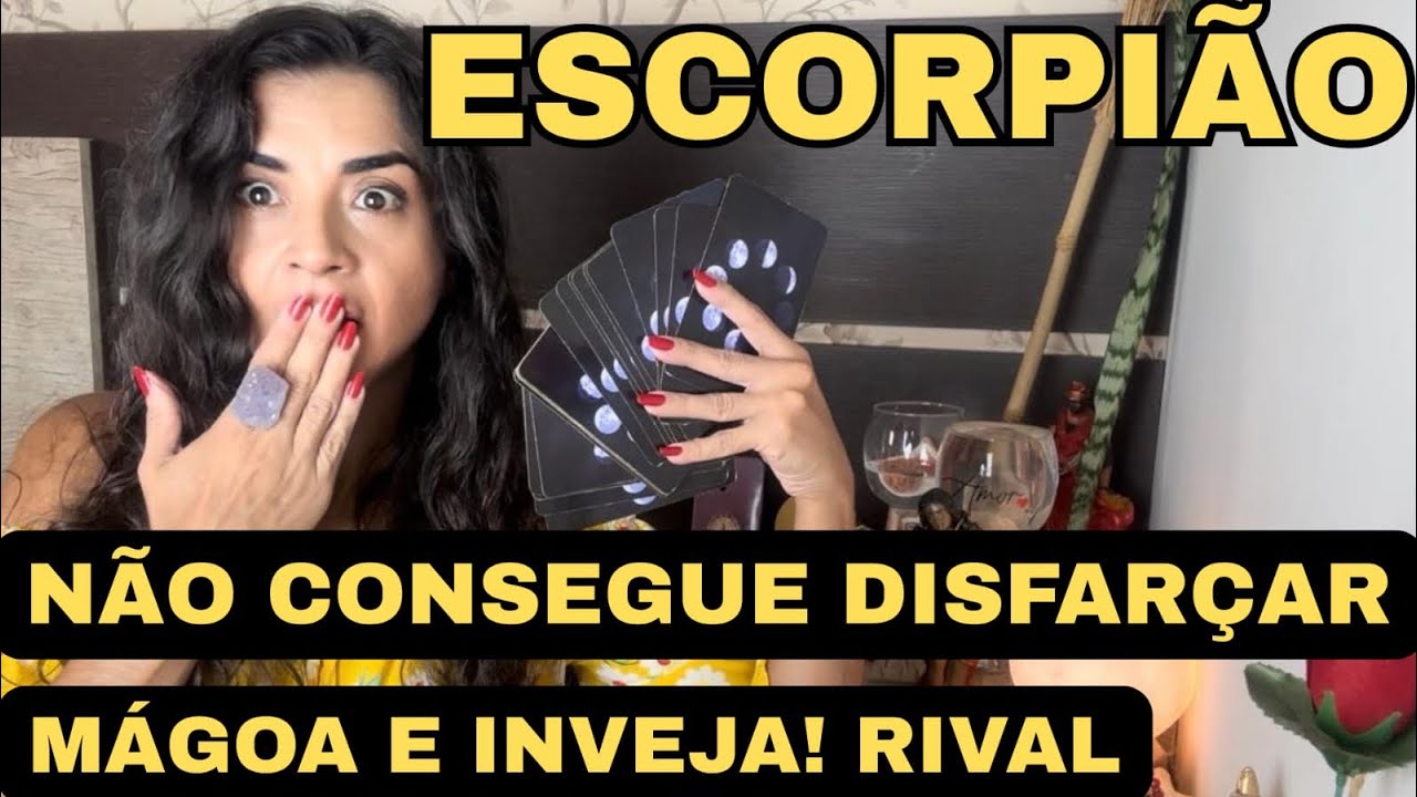 ⭐️ESCORPIÃO♏️NÃO CONSEGUE DISFARÇAR A INVEJA! RIVALIDADE E DESAFIO VC SUPERA! CURA DE TODOS OS MALES