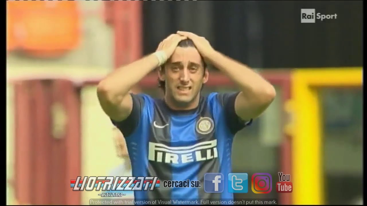 Inter - Catania 2-0; Stagione 2012/2013