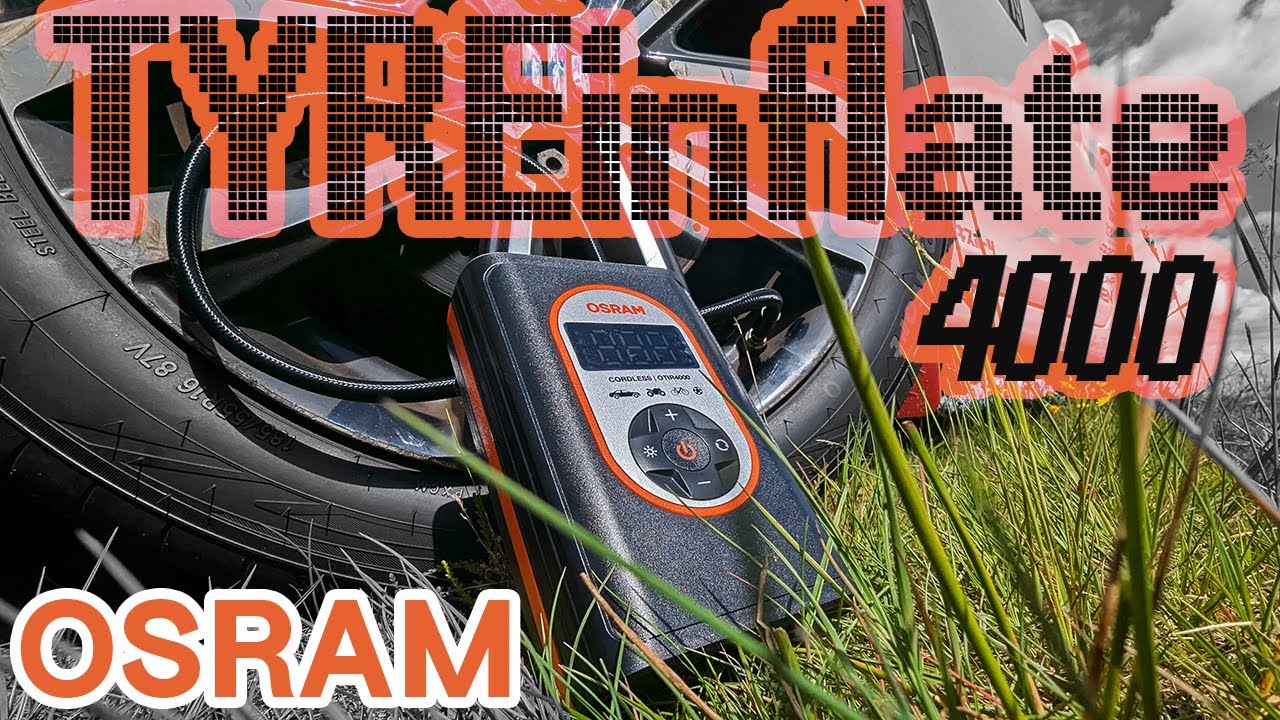 OSRAM TYREinflate 4000 - Tag lufttrykspumpen med på farten