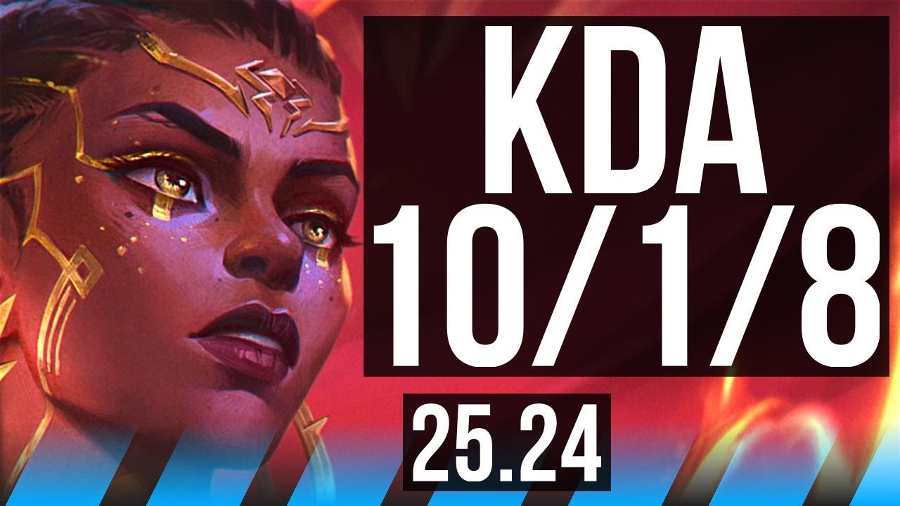 MEL vs YONE (MID) | Good KDA: 10/1/8 | KR Master | 25.24