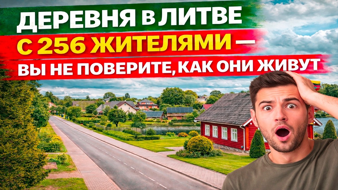 Деревня в Литве с 256 жителями — вы не поверите, как они живут