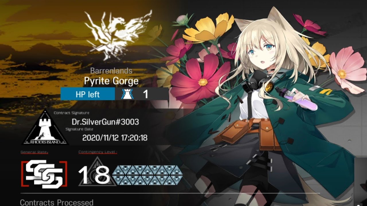 CC#1 Pyrite - Week 1 Risk 18 Low Rarity Only - Arknights