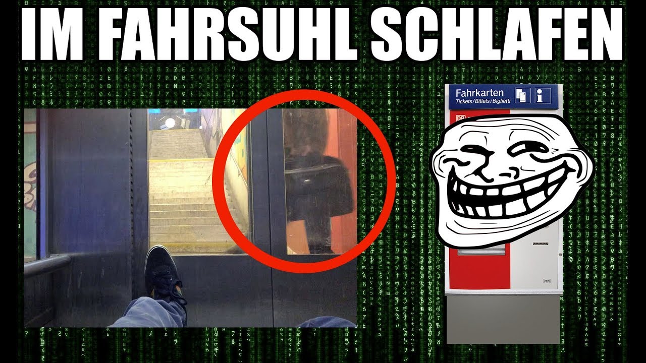 heute schlafe ich im fahrstuhl... danke deutsche bahn!