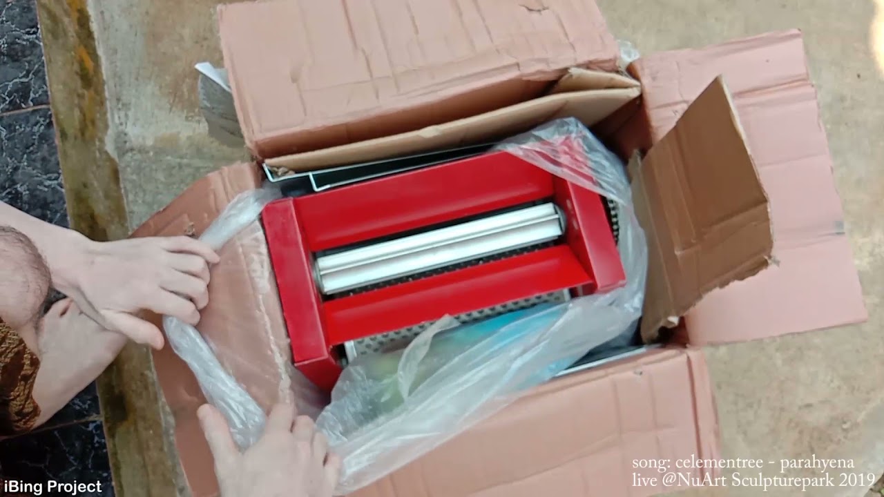 Unboxing mesin pengupas kulit kopi manual Vlog-34