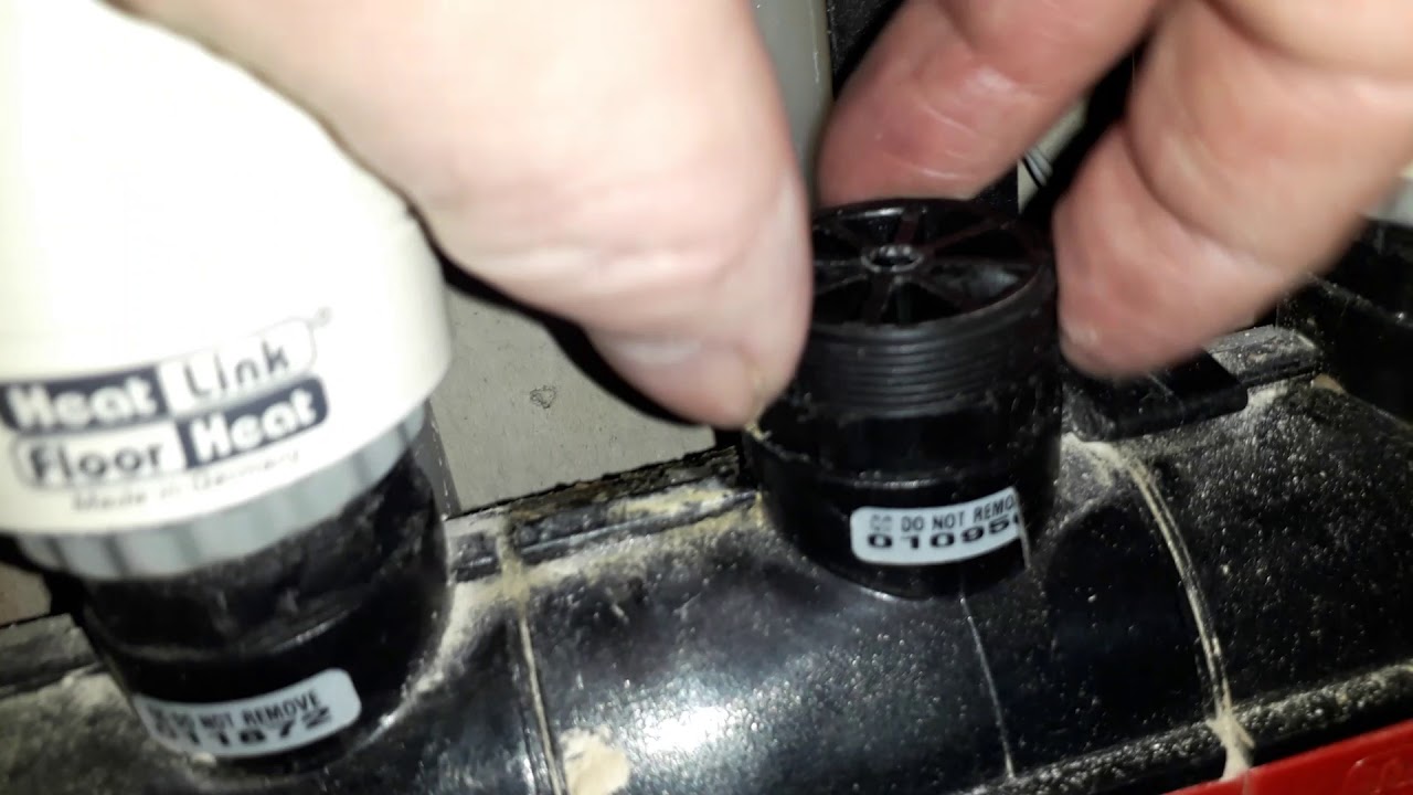 Noel F Heat Link Underfloor heating Manifold question