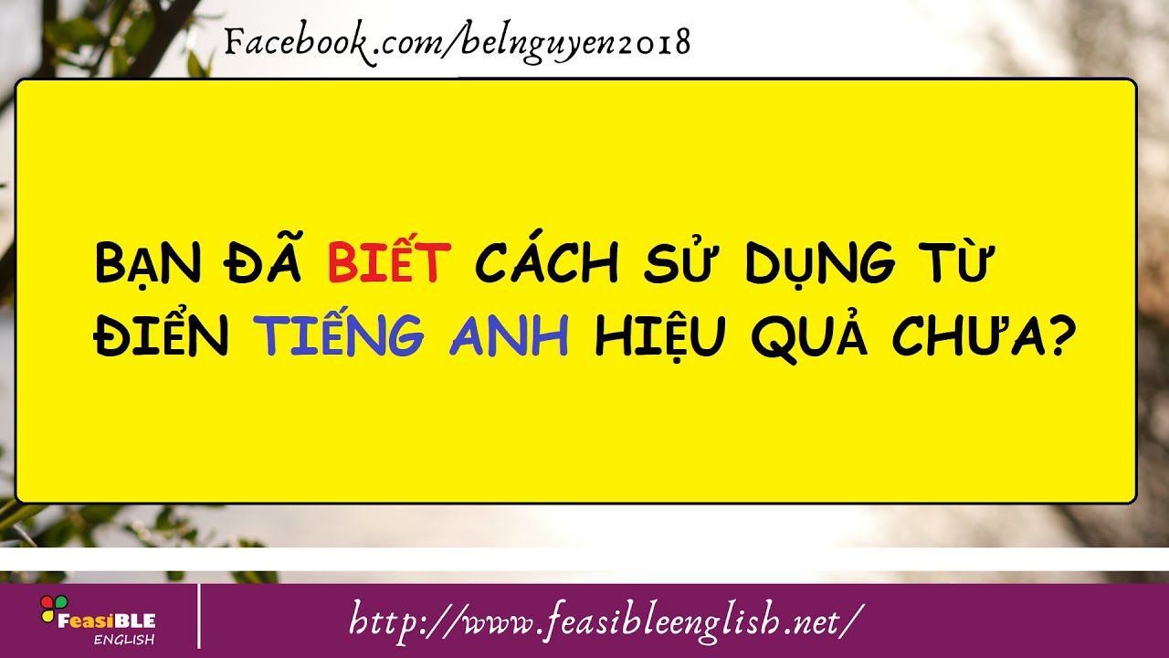 C&aacute;ch sử dụng từ điển tiếng Anh Tflat hiệu quả