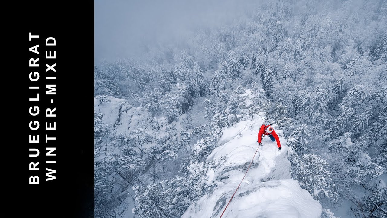 Br&uuml;ggligrat I Winter Mixedklettern im Solothurner Jura