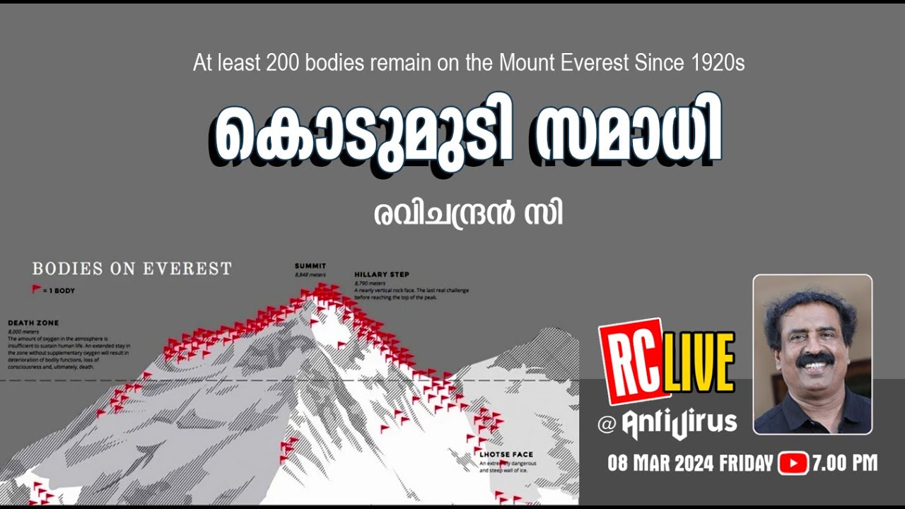 കൊടുമുടി സമാധി | At least 200 bodies remain on the Mount Everest Since 1920s | Ravichandran C