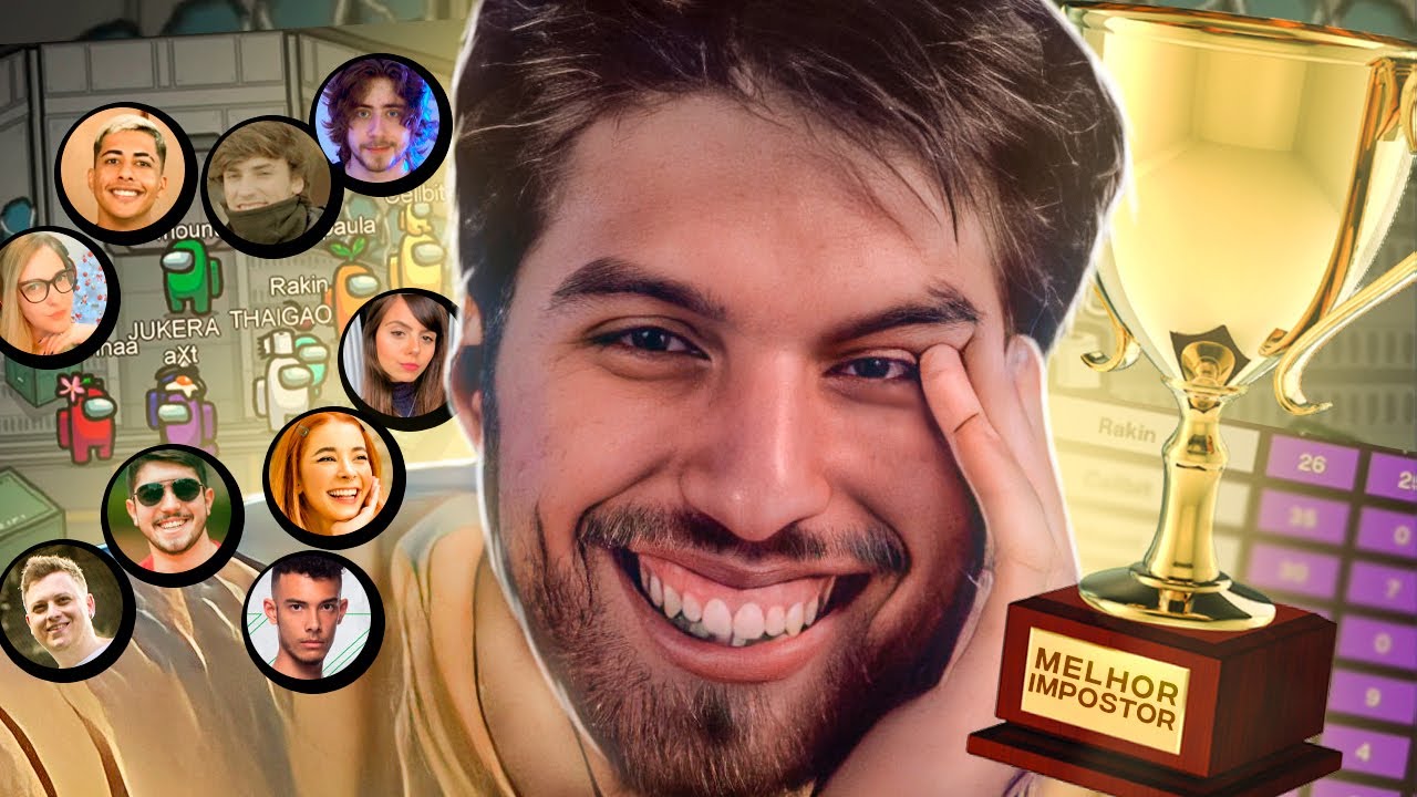 RAKIN FOI ELEITO O MELHOR IMPOSTOR DO CAMPEONATO DE AMONG US! TWITCH RIVALS.