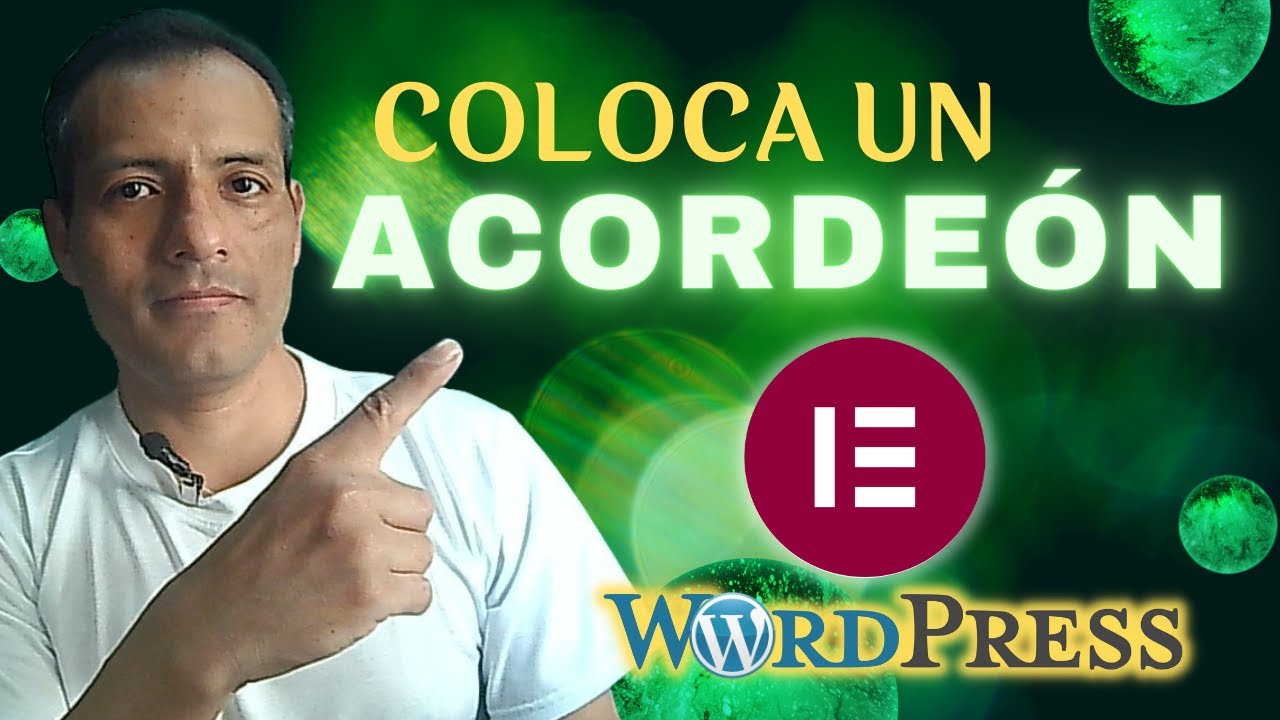🔗📌🪗 Coloca un ACORDEÓN en Elementor y WordPress (Cómo usar ELEMENTOR) | Juan Lima
