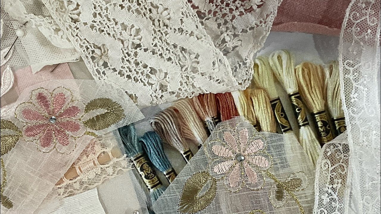 Part 1 Down the garden path / wave of pastel #roxycreations #roxysjournalofstitchery