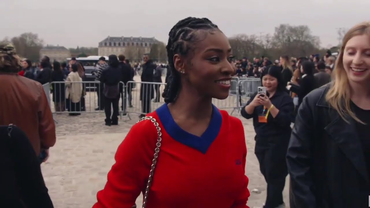 Sinners Star Jayme Lawson at  LOEWE PARIS FASHION WEEK 2026