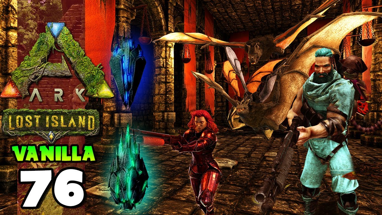 CAVERNA DO LABIRINTO PEGANDO 2 ARTEFATOS!!! ARK: LOST ISLAND (VANILLA) 76