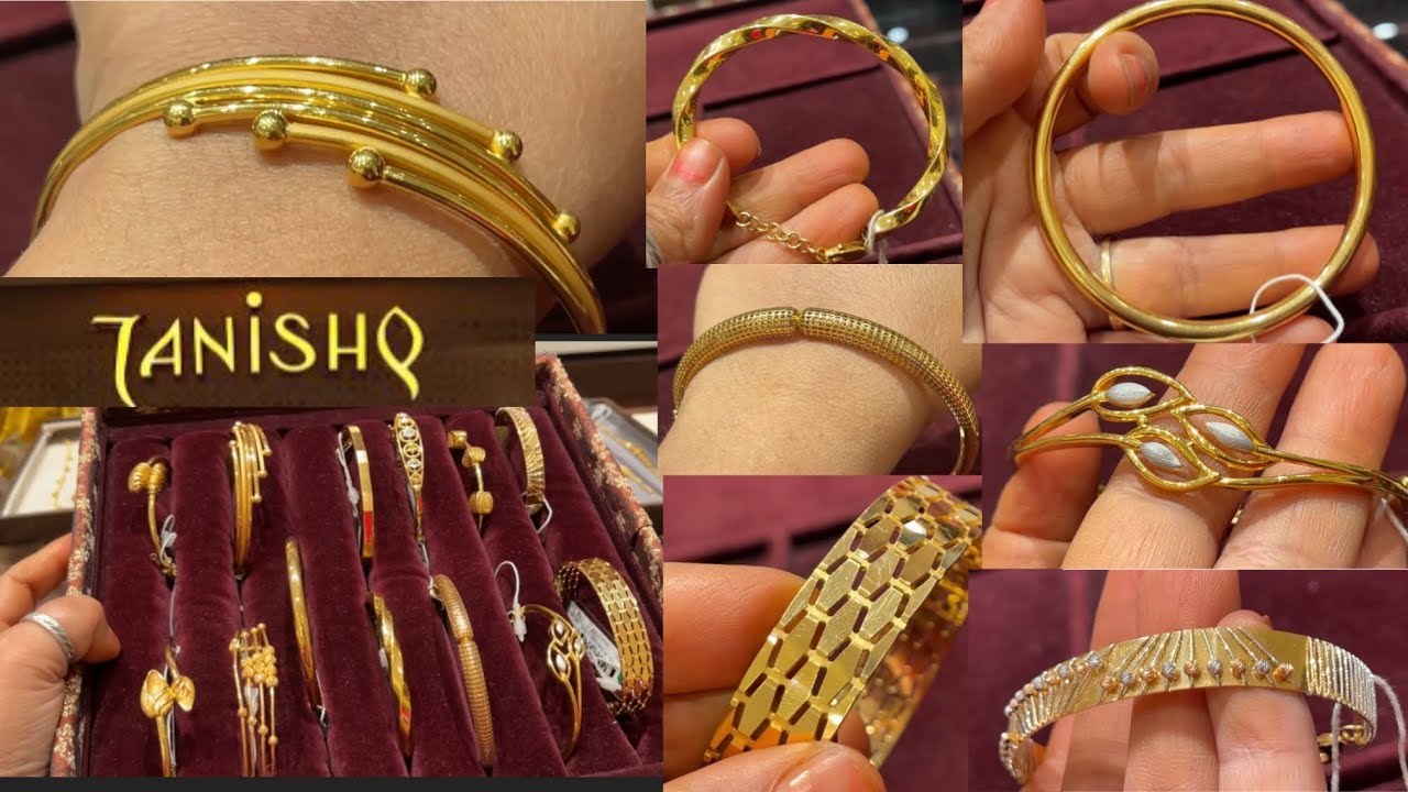 Tanishq gold single kada 💫bracelets designs with weight & price | daily wear 22kt gold bracelet 🥰