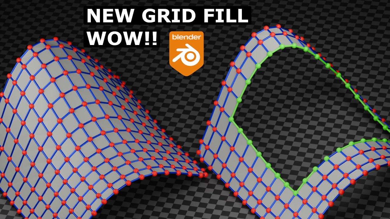 NEW Grid Fill Update l Blender 4.5 | So Much Better