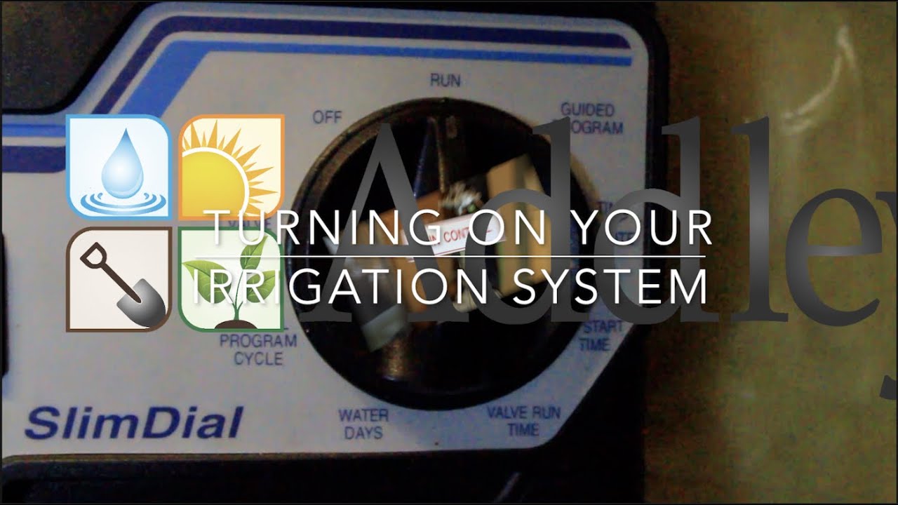 How to Turn On Your Irrigation System