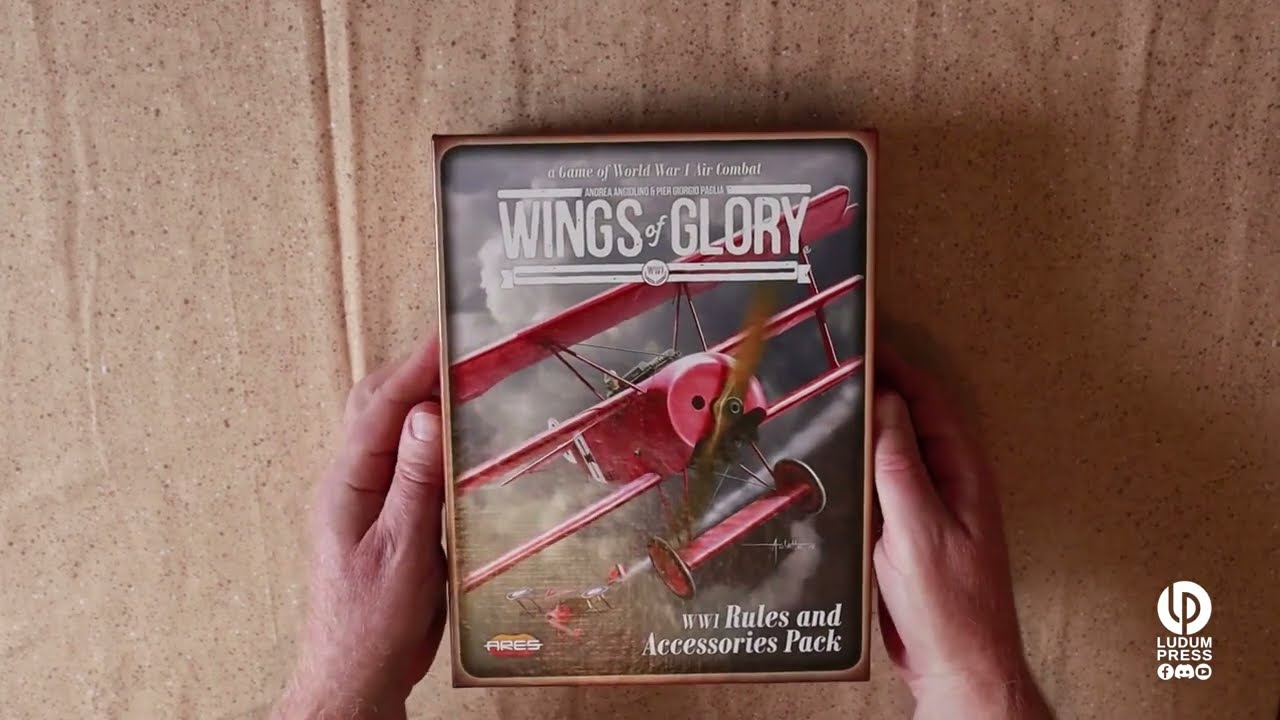 Wings of Glory WW1 - An unboxing of the Rules and Accessories Pack.