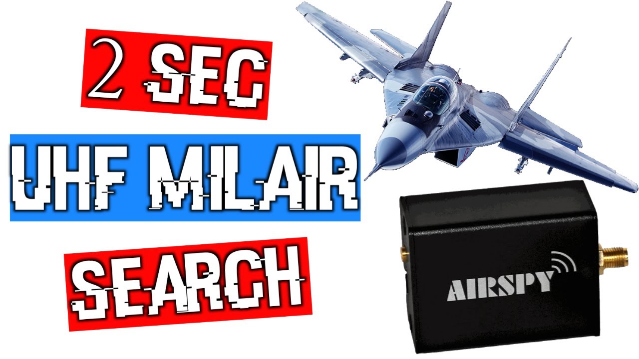 Как использовать сканер частот для поиска UHF MilAir за 2,3 секунды в SDR# с помощью AirSpy R2