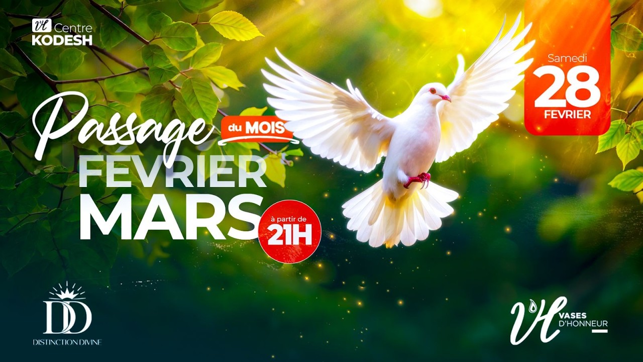 SOIRÉE DE PASSAGE FÉVRIER — MARS | Pasteur Lilliane SANOGO | 28/02/2026
