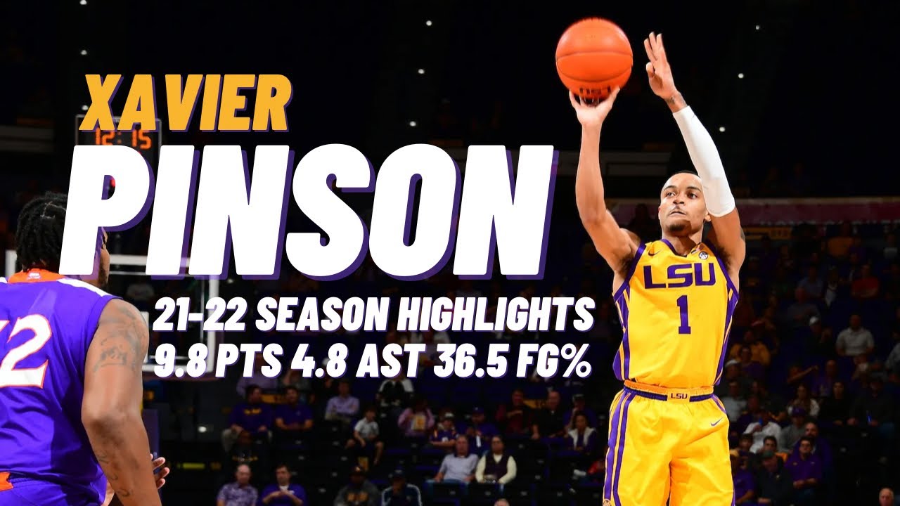 Xavier Pinson 21-22 Season Highlights | LSU
